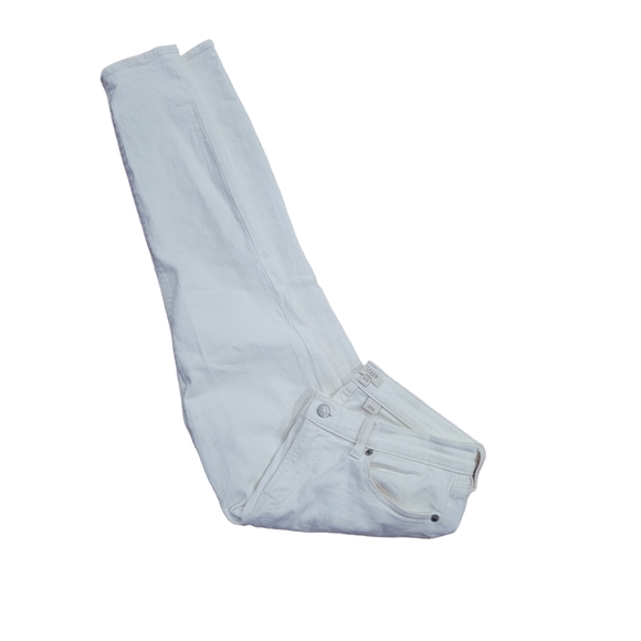 J. Crew 8” Mid Rise Skinny Jeans in White Size 28 - Picture 2 of 7